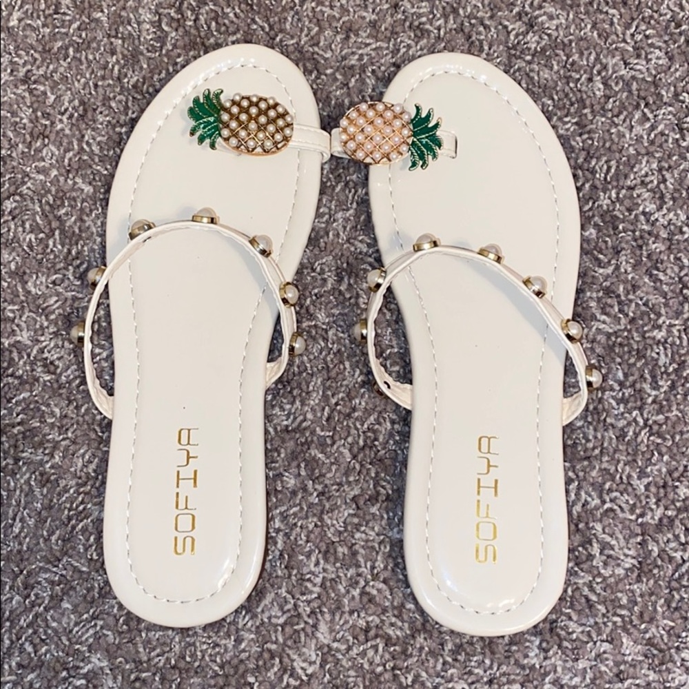 Pineapple sandals